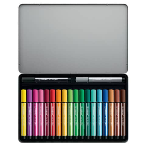 Pennarello Stabilo Pen 68 Max punta scalpello - conf. 20 pezzi - 768/20-31-20